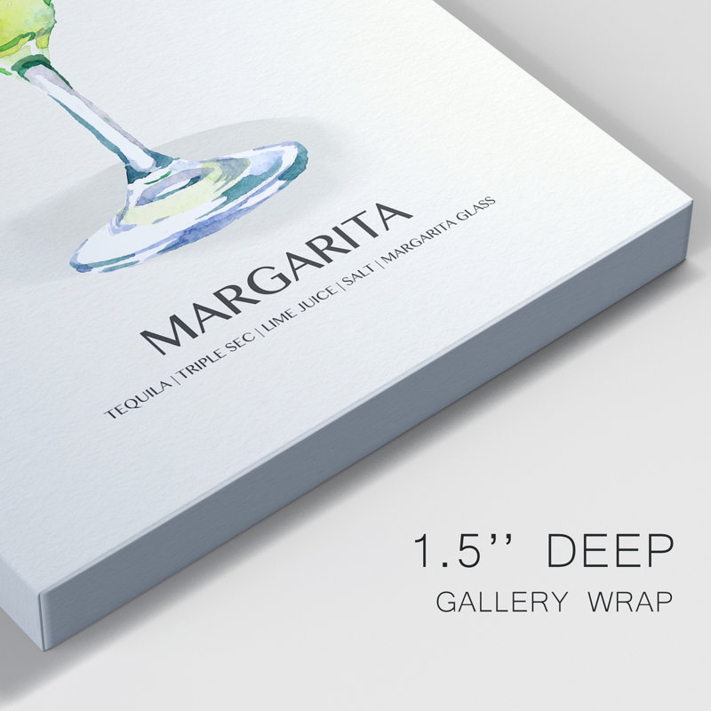 Margarita - reproduction d'art sur toile tendue, H 12 po x l 8 po x P 1 po