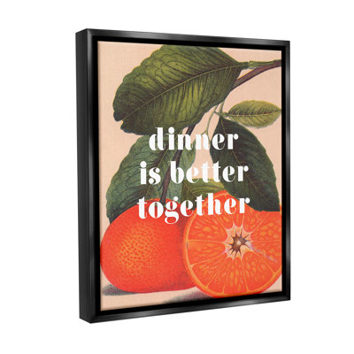 "Dinner Better Together" par Lil 'Rue sur toile