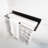 Wall-Mounted Modern Bath Towel Holder—Double Bar-118943295-118943297