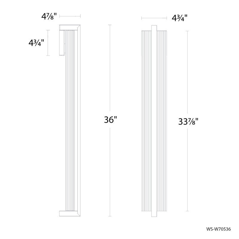 Krimp Dimmable 3000K LED Outdoor Wall Light