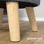 Repose-pieds avec rangement, repose-pieds rond et tabouret
