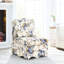 Chaise de salle à manger en flanelle bleue, tissu doux et délicat, non, chaise à coussin de taille assortie en bleu, pour une expérience douillette