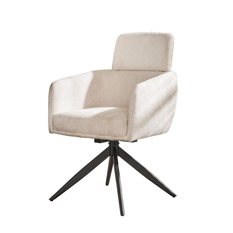 Pai 47cm H Upholstered Accent Chair, Beige