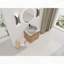 Meuble-lavabo mural avec lavabo d'art en céramique et porte à fermeture en douceur-1413006654
