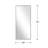 Koudia Metal Framed Standing Mirror-2140551537-2073672079