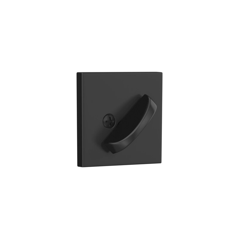 Single Cylinder Deadbolt with Collins Trim, Matte Black