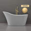 Baignoire de trempage autoportante en acrylique avec drain réversible 59 "x 28"-50499989
