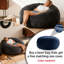 Fauteuil à billes pour adulte de 4 pieds de haut, contient un rembourrage pour fauteuil à billes, un fauteuil en mousse à mémoire de forme, une housse lavable en flanelle douce, un siège de lecture idéal pour la chambre à coucher et le dortoir-338758104