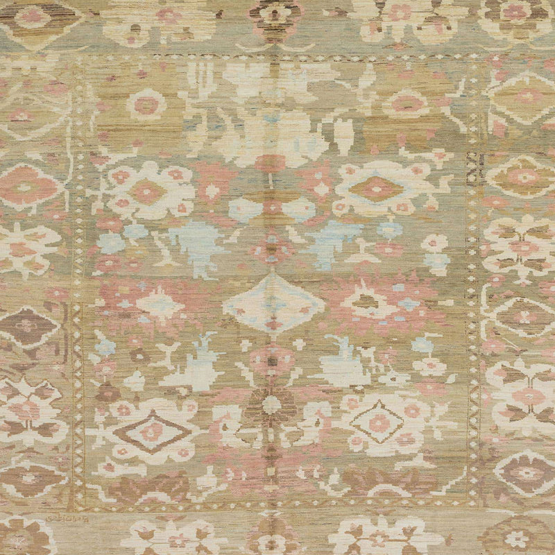 Abstract Indoor Rug, Square 8'