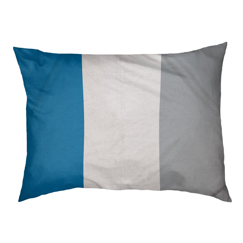 Coussin Detroit, Rouge / Noir / Jaune, Moyen (l 40 po x P 30 po x H 6,5 po)
