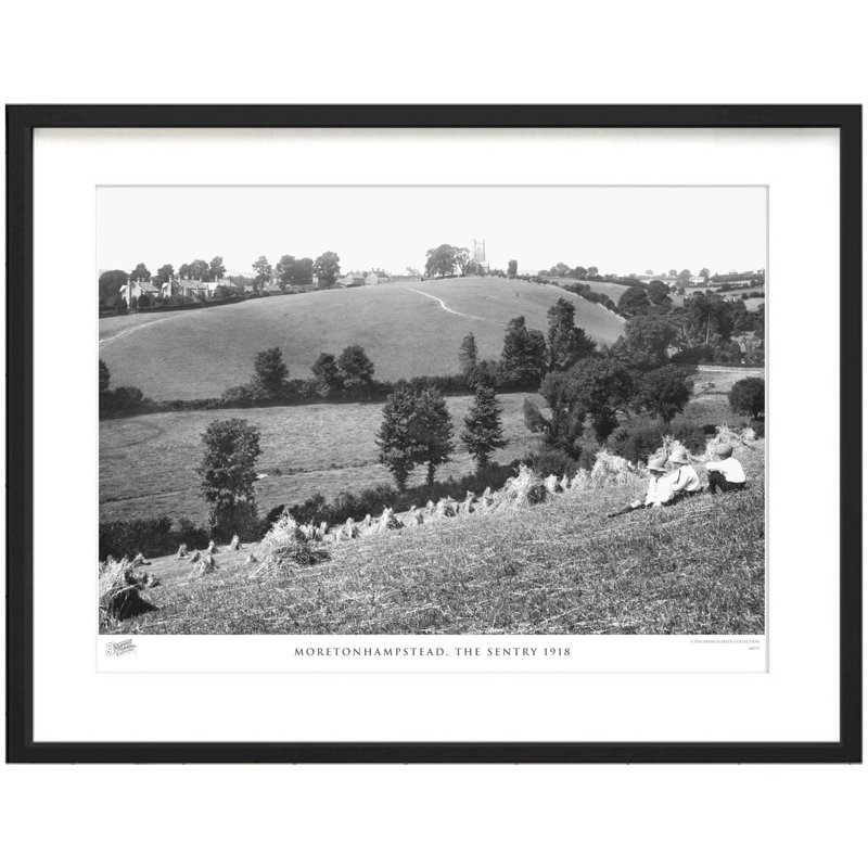 Moretonhampstead, The Sentry 1918 by Francis Frith - Single Picture Frame Print, 45cm H x 60cm W x 2.3cm D