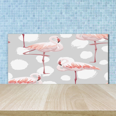 Christophe 50cm W x 100cm L Glass Peel and Stick Panel