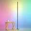 Lampe de coin intelligente avec DEL RVBICW, 1300 lumens, synchro musicale, application et télécommande, lampe sur pied à changement de couleur pour chambre à coucher, salon, salle de jeux