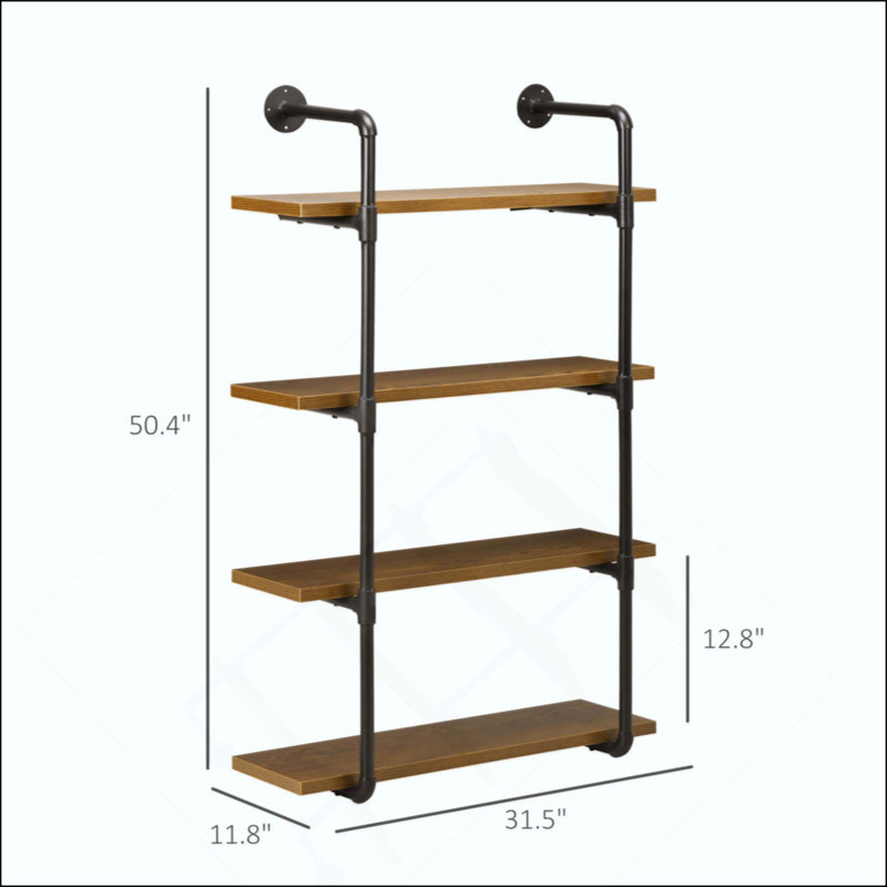 Bibliothèque murale flottante Rack
