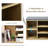 Arney 10 Pair Shoe Storage Bench with Adjustable Shelves-803090389