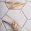Carreau de mosaïque en porcelaine alvéolaire pour mur et plancher 4 po x 4 po Perfection-94848063
