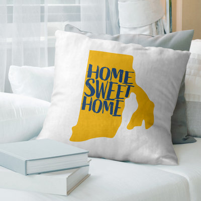 Chenille Reversible Throw Pillow