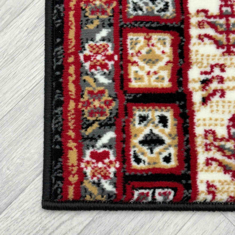 Runner Geometric Area Rug, Runner 60 x 270 cm