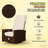 Comfortable Cream White Recliners, Weatherproof Outdoor Style For Patios