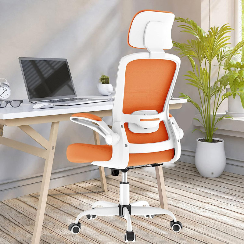 Lashey Task Chair, Carrot Orange