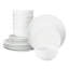 Waterside 18pc Vermont Pure White Dinner Set