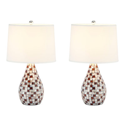 Mother of pearl 19.25" lampe de table Carmelo