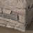 STONE SQUARE MGO FIRE PIT W/ TOP- 40,000 BTU-380273603-380273606