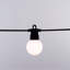 Guirlande de 48 lumières sphériques d'extérieur 48,25 '(connectable de bout en bout)