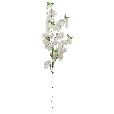 2pc 48" White Cherry Blossom Spray