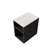 Freestanding Double Bathroom Vanity with Stone Pattern Basins and Ample Storage