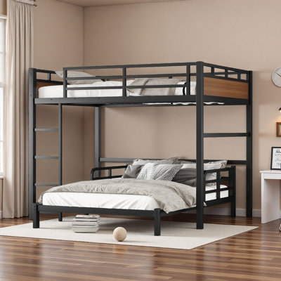 Metal Bunk Bed/Metal Loft Bed,Separable Bunk Beds,With Raised Security Fence