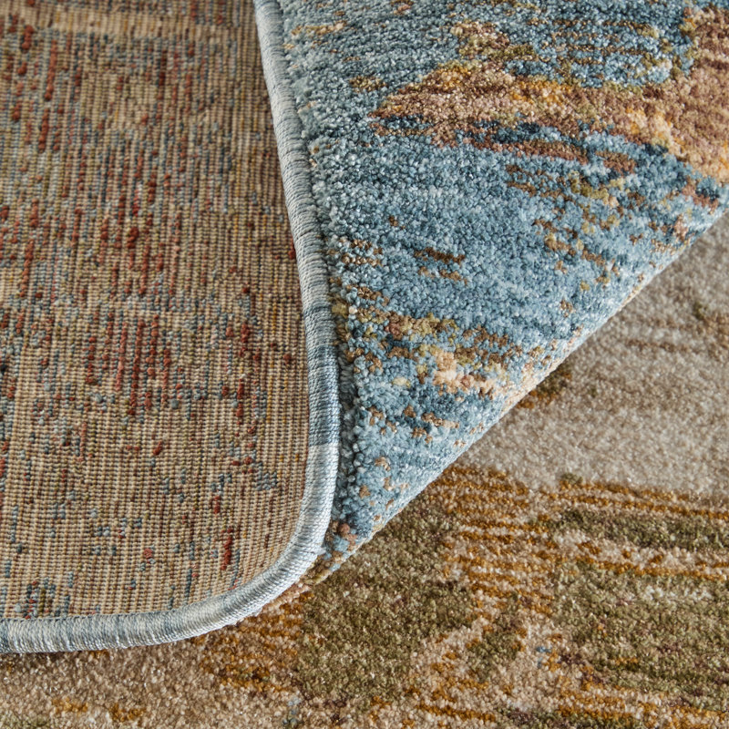 Tapis bleu Rockett, Rectangle 7 pi 10 po x 10 pi 3 po