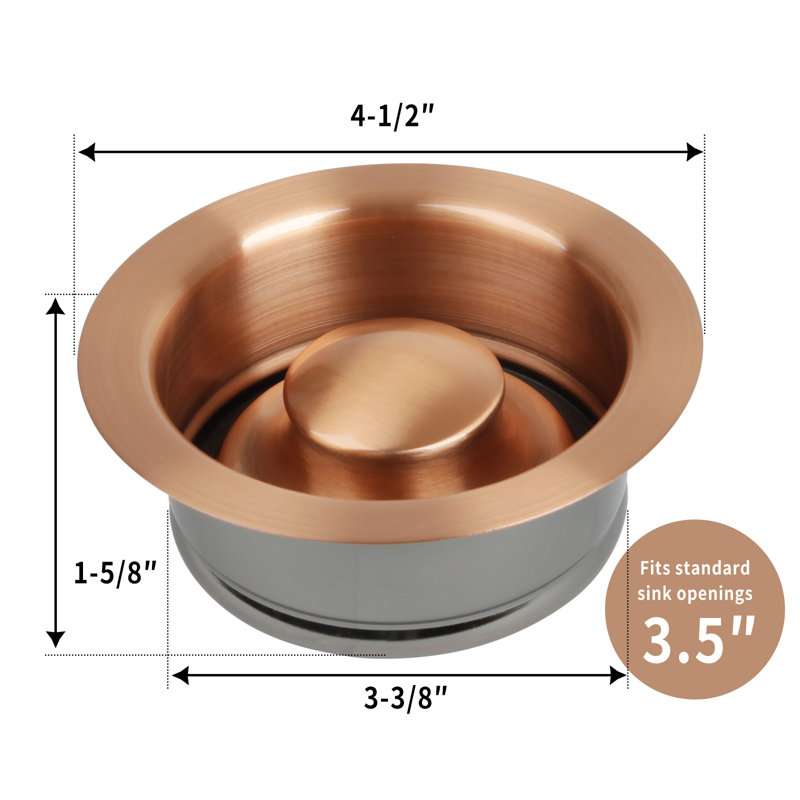 Garbage Disposal Kitchen Sink Drain, Copper
