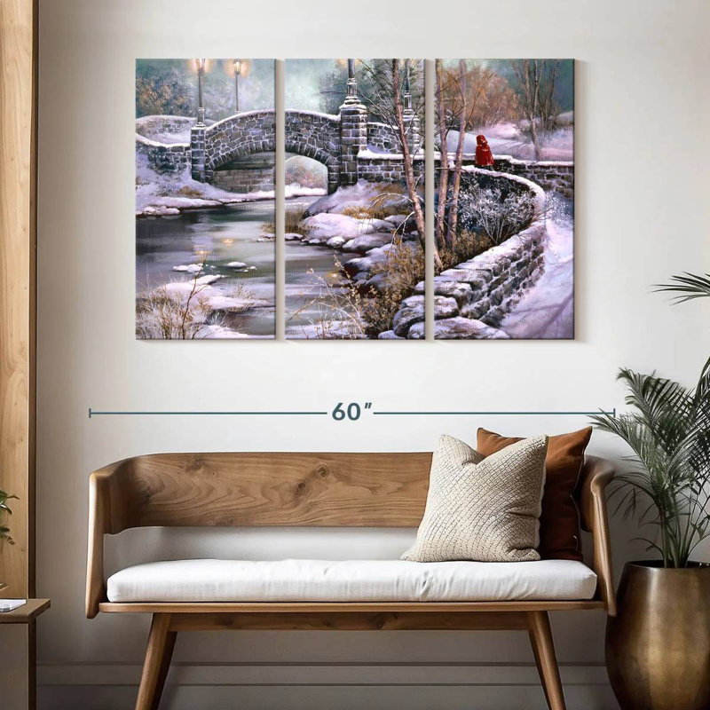 Alvord Campbell's Crossing, 32" H x 50" W