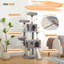 Tour pour arbre à chat 64 po-83575493