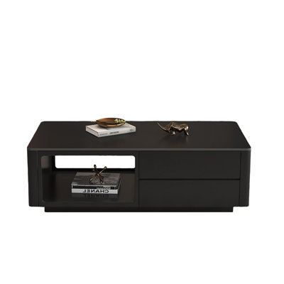 Luxury-Style Rectangular Granite Slab Coffee Table