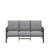 All-Weather Metal 3-Seat Patio Sofa-329158105