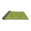 Tapis vert/noir à motifs-660100658