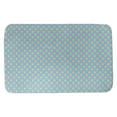 Tapis pour salle de bain dégradé Avicia