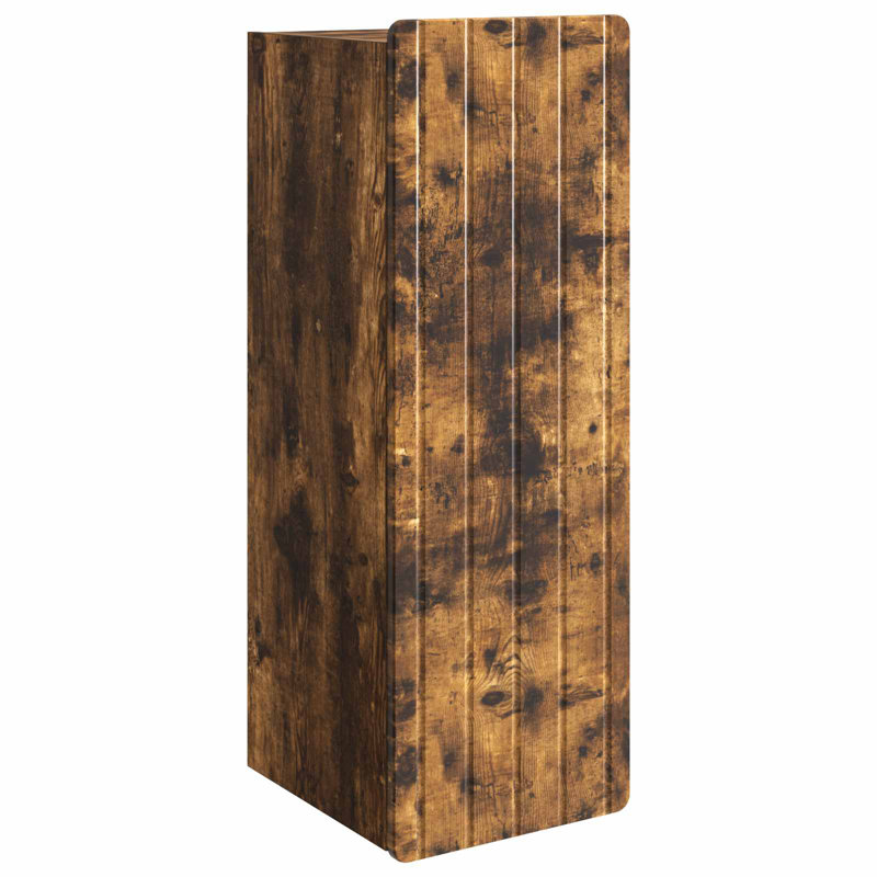 1 -Door Rectangle Accent Cabinet, Smoked Oak