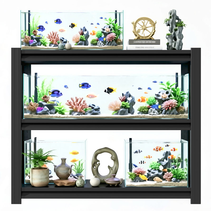 Support d'aquarium 30 à 40 gallons - Support d'aquarium en métal
