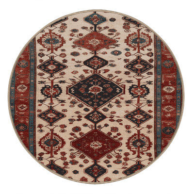 Machine Washable Turkish Brown Area Rug