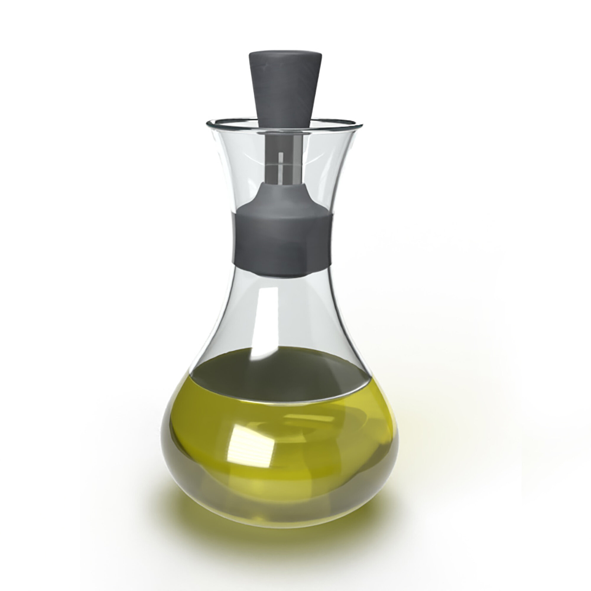 BOROSILICATE GLASS OIL & VINEGAR CRUET SET