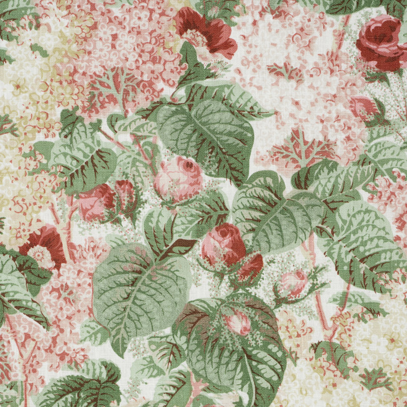 Flora's Fleurs Fabric, Apricot