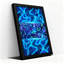 Neon Cyber City, art numérique abstrait sur toile tendue, impression sur toile, ensemble de 1-1041862368