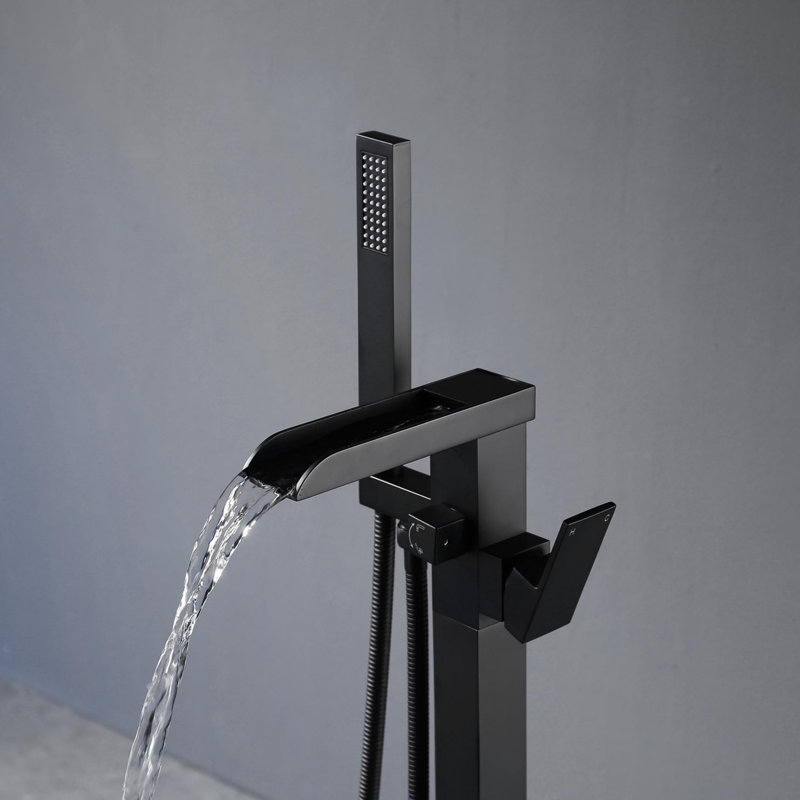 Freestanding Bathtub Faucet with Hand Shower