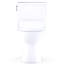 TOTO Glaston WASHLET+ S7A Two-Piece Elongated 1.28 GPF Auto Flush Universal Height Toilet with CEFIONTECT, Cotton White - MW4724736CEFGA#01