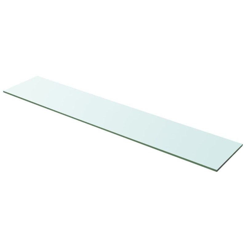Tablette en verre, H 0,31 po x l 39,4 po x P 7,9 po