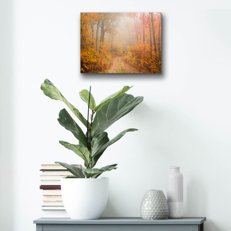 «Passing Through» par Patrick Zephyr, art mural en verre acrylique, H 12 po x l 16 po x P 0,13 po