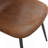 A Set Of 4 Modern Medieval Style Restaurant Cushioned Side Chairs, Equipped With Soft Cushions And Black Metal Legs, Suitable For Kitchens, Lounges, And Farmhouses-390831384-382103111-382103104